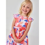 Robe � imprim� fleuri multicolore