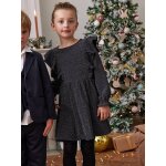 Robe en jersey scintillante anthracite