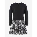 Robe avec jupe l�opard fille happy girls noir