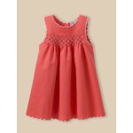 Robe en lin et coton b�b� tangerine
