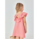 Robe en lin rose