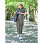 Robe longue grossesse et allaitement kaki