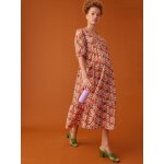 Robe longue grossesse esprit bohème envie de fraise écru Robe longue grossesse esprit bohème envie de fraise écru