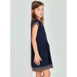 Robe en maille bleu