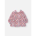 Robe en maille  carreaux pour bb multicolore