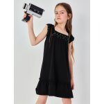 Robe en maille noir
