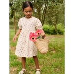 Robe manches ballon fille vanille Robe manches ballon fille vanille
