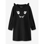 Robe � manches longues chauve - souris fille name it noir