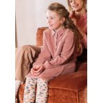 Robe manches longues fille rose