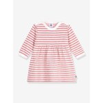 Robe manches longues rose clair