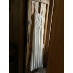 Robe de mari�e en cr�pe grossesse ou femme collection mariage �cru