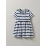 Robe marinire tissu liberty en coton biologique liberty florence may bleu