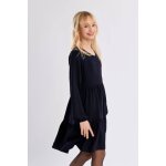 Robe mi - longue, multi - volants navy blue