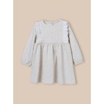 Robe en molleton en coton biologique avoine chine Robe en molleton en coton biologique avoine chine