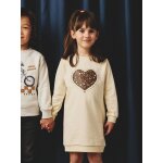 Robe en molleton fille cru