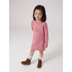 Robe en molleton fille mauve