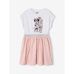 Robe patineuse disney minnie et daisy ceinture glitter rose poudr�