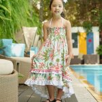 Robe de plage longue 2 - en - 1 jersey et ibiza vert orange Robe de plage longue 2 - en - 1 jersey et ibiza vert orange