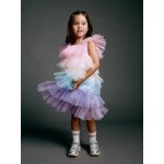 Robe de princesse arc - en - ciel multicolore