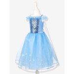 Robe princesse des neiges bleu