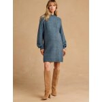 Robe pull grossesse et allaitement bleu gris�