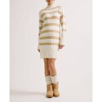 Robe pull de grossesse et d'allaitement normandie beige / ivoire
