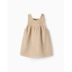 Robe salopette brodée gris clair Robe salopette brodée gris clair