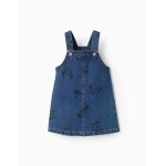 Robe salopette en denim À motif minnie bleu Robe salopette en denim À motif minnie bleu