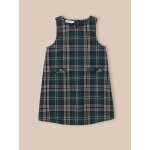 Robe sans manches - collection junior carreaux bleu / vert