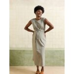 Robe sans manches grossesse kaki