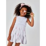 Robe en satin blanc