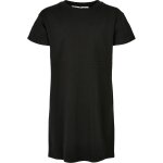 Robe t - shirt en coton peign de qualit suprieure bio noir