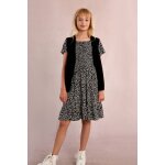 Robe � smocks fleuris black anais