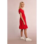 Robe smock�e rouge