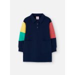 Robe style sweat en tissus polaire bleu