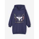 Robe sweat � capuche fille harry potter bleu nuit