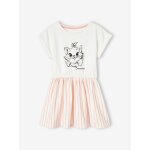 Robe sweat fille disney marie les aristochats rose p�le