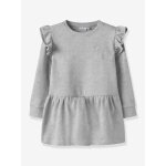 Robe sweat fille name it avec paillettes gris chin�