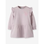 Robe sweat fille name it avec paillettes mauve