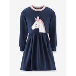 Robe sweat licorne fille happy girls marine