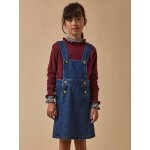 Robe tablier en denim denim brut