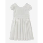 Robe thelma fille - collection f�tes et mariages blanc