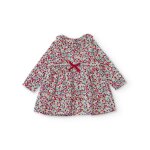 Robe en tissu plat pour b�b� avec imprim� floral multicolore