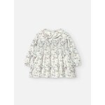 Robe en tricot  fleurs pour bb multicolore