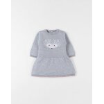 Robe en tricot grey