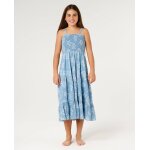 Robe tropical dawn maxi dress fille bleu d�lav�
