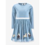 Robe en tulle avec broderie cirque fille happy girls bleu ciel