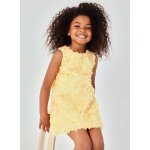 Robe en tulle jaune