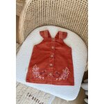 Robe en velours côtelé manouk orange Robe en velours côtelé manouk orange