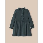 Robe en velours eucalyptus